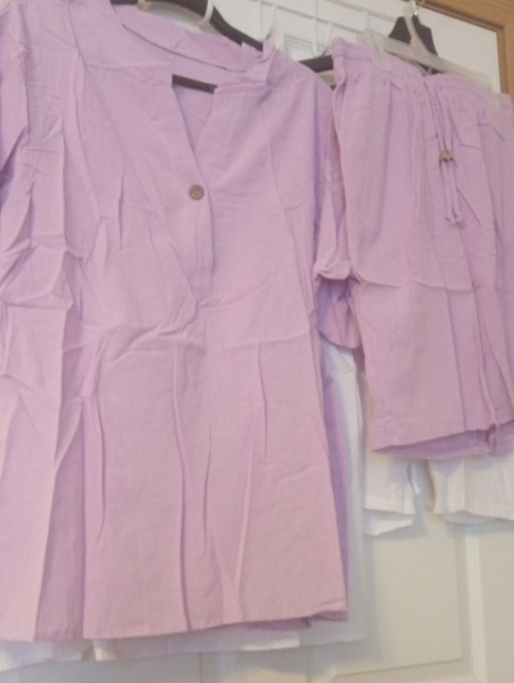 Source Unknown Lavender Two-Piece Women Set